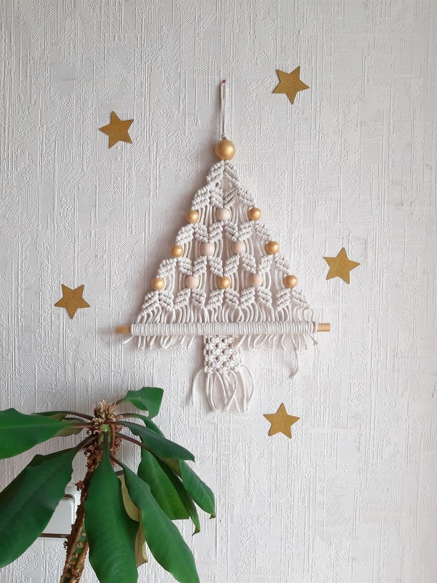 Веревочная елка