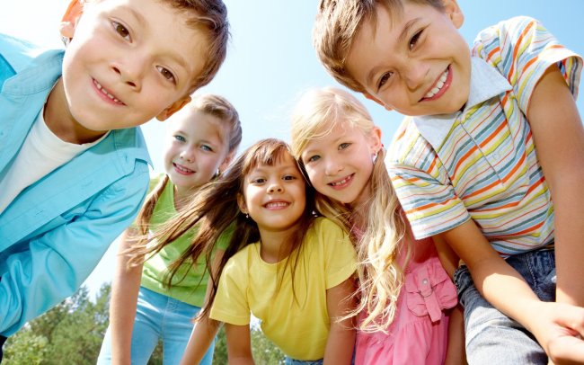 счастливые дети