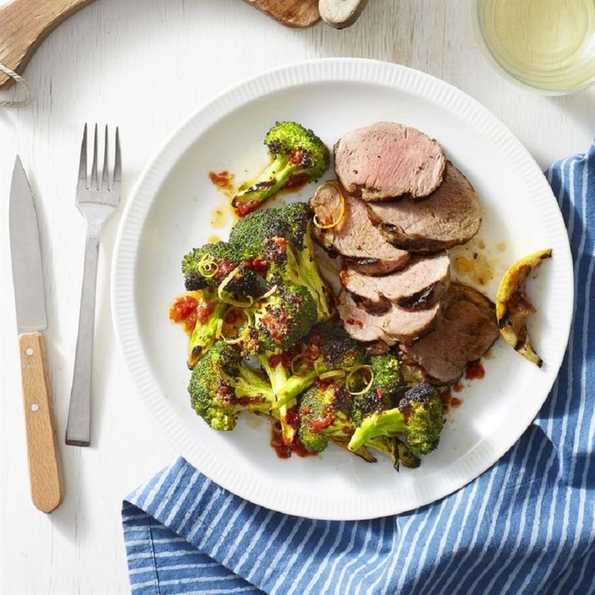 Свинина с брокколи Свинина с брокколи