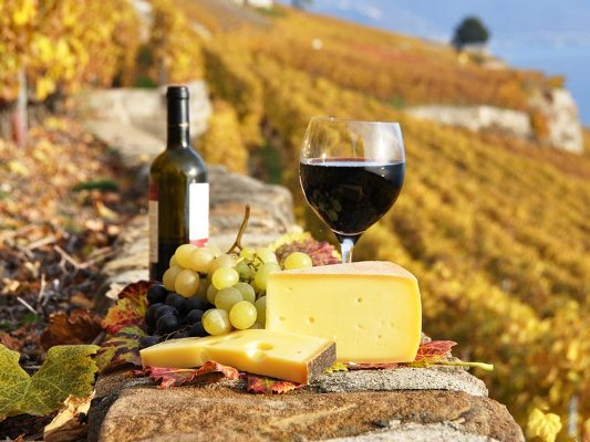 Сыр, вино и фрукты Сыр, вино и фрукты