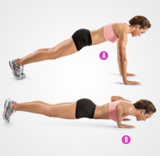 Отжимание от пола Отжимание от пола