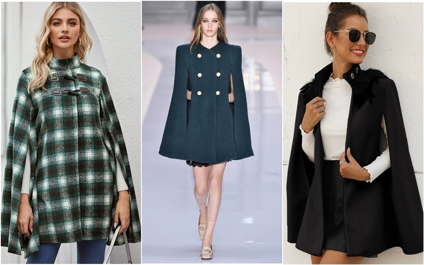 пальто-кейп