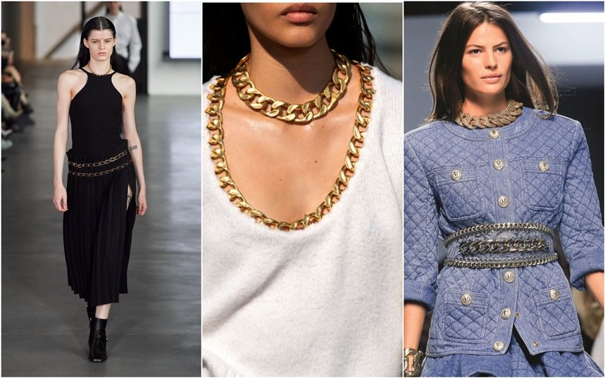 цепи в одежде