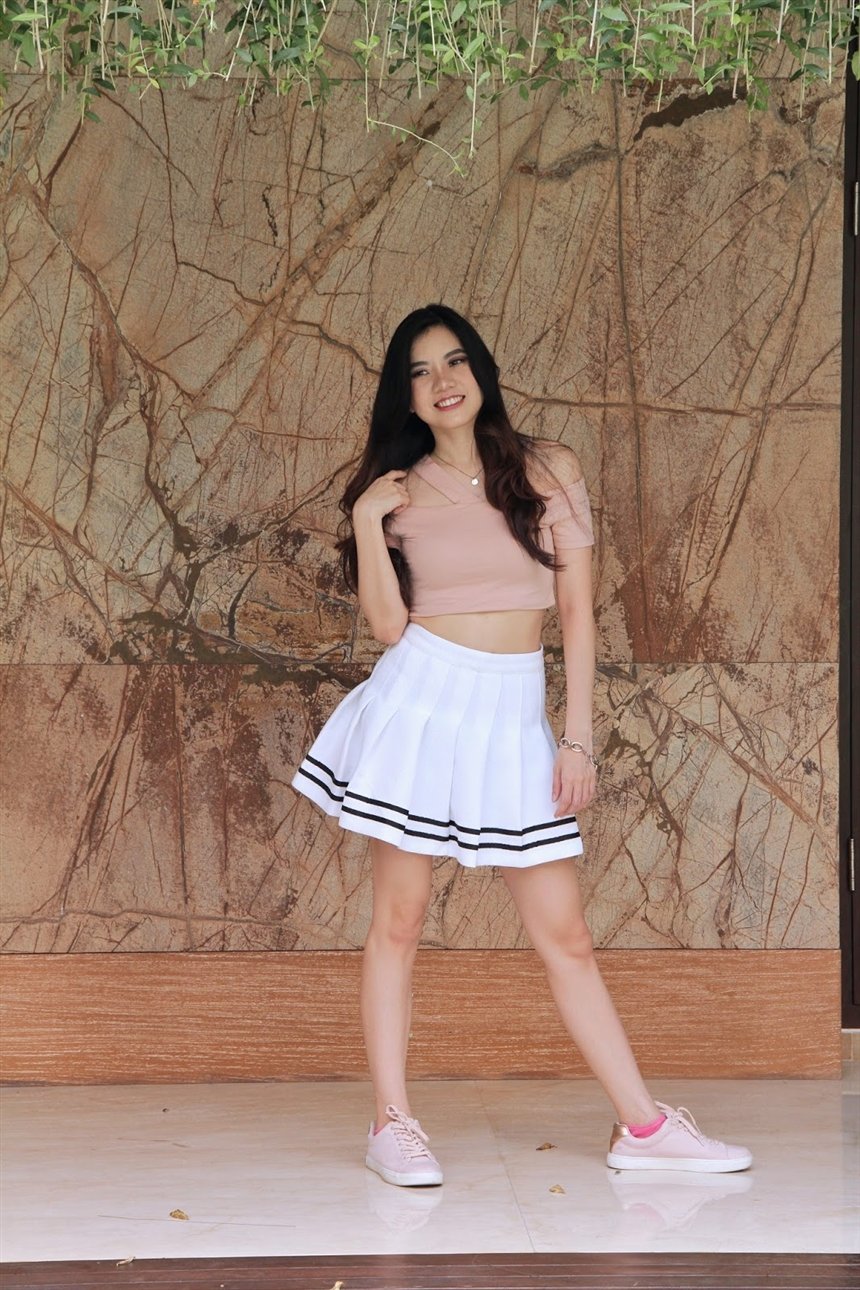 Юбка в теннисном стиле Юбка в теннисном стиле