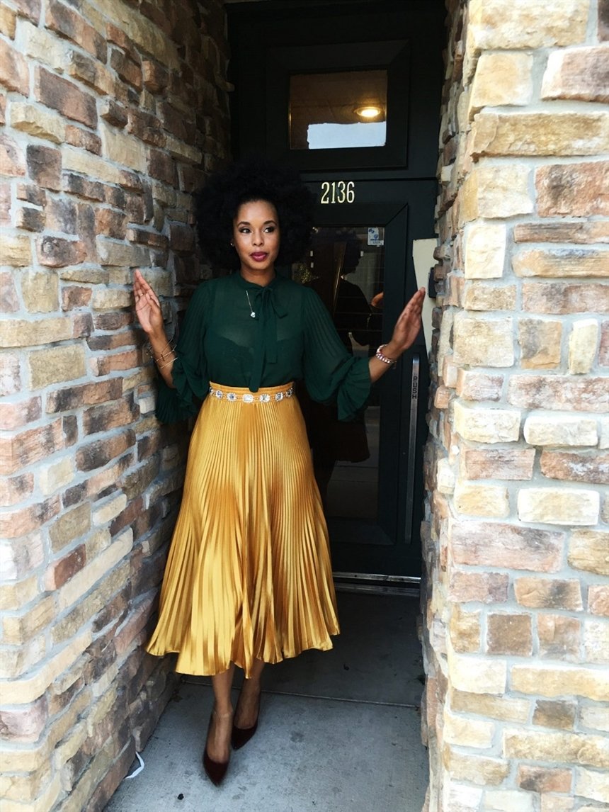 Золотая юбка