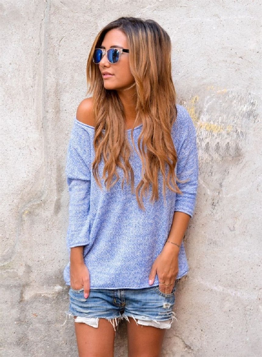 Ниспадающий свитер Ниспадающий свитер