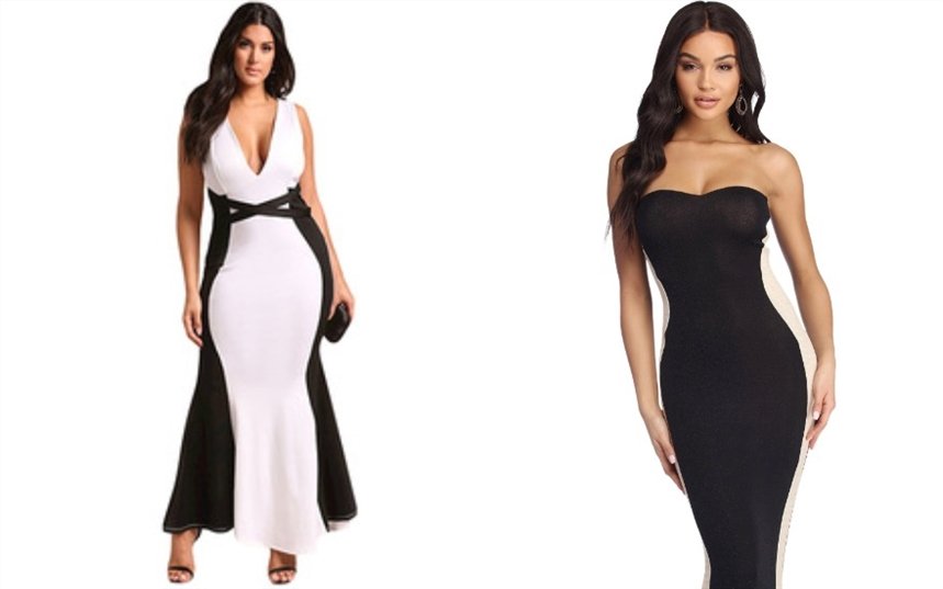 Песочные часы платья