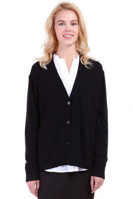 черный базовый джемпер