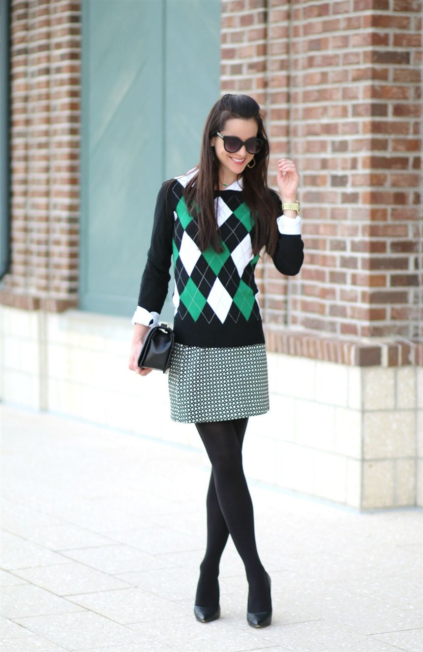 Свитер преппи