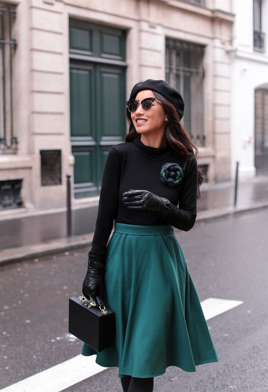 Гольф и юбка-полусолнце Гольф и юбка-полусолнце