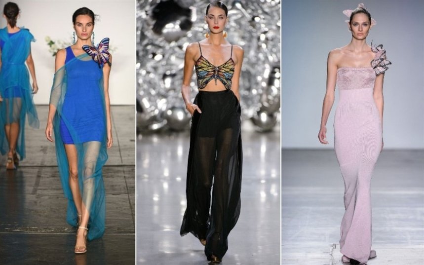 Отделка с бабочками Отделка с бабочками