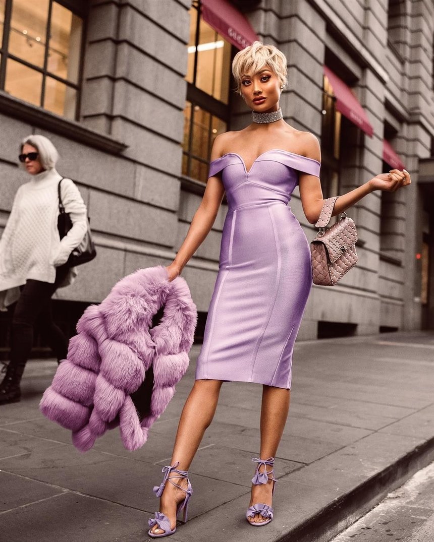 Лиловая шуба Лиловая шуба