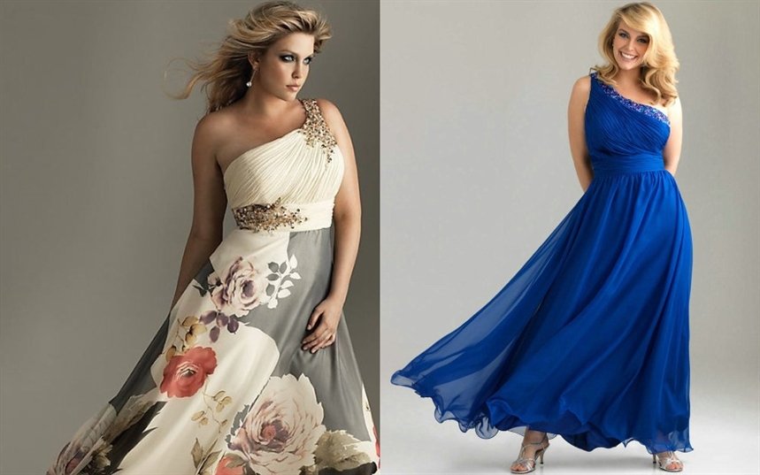 Одно открытое плечо