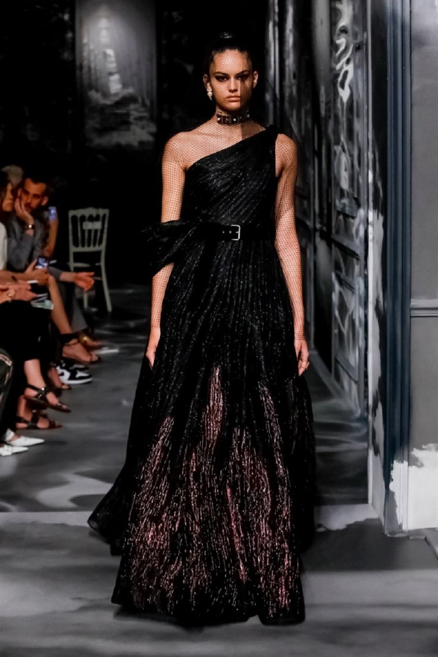 Плиссированное платье