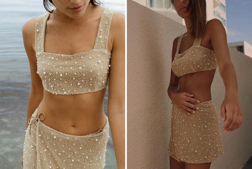 Комплект с жемчугом Комплект с жемчугом