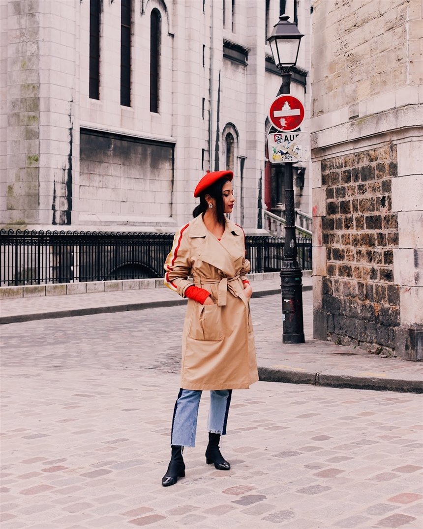 Берет и пальто