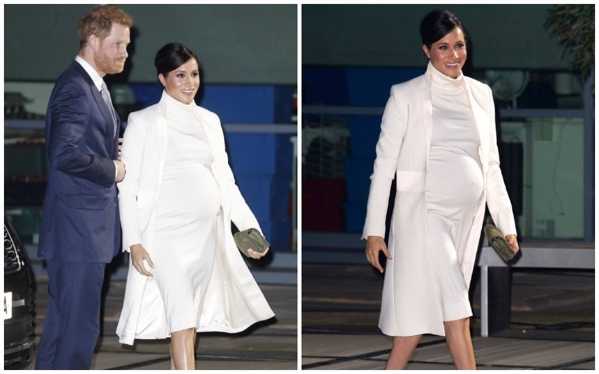 Белое платье и пальто