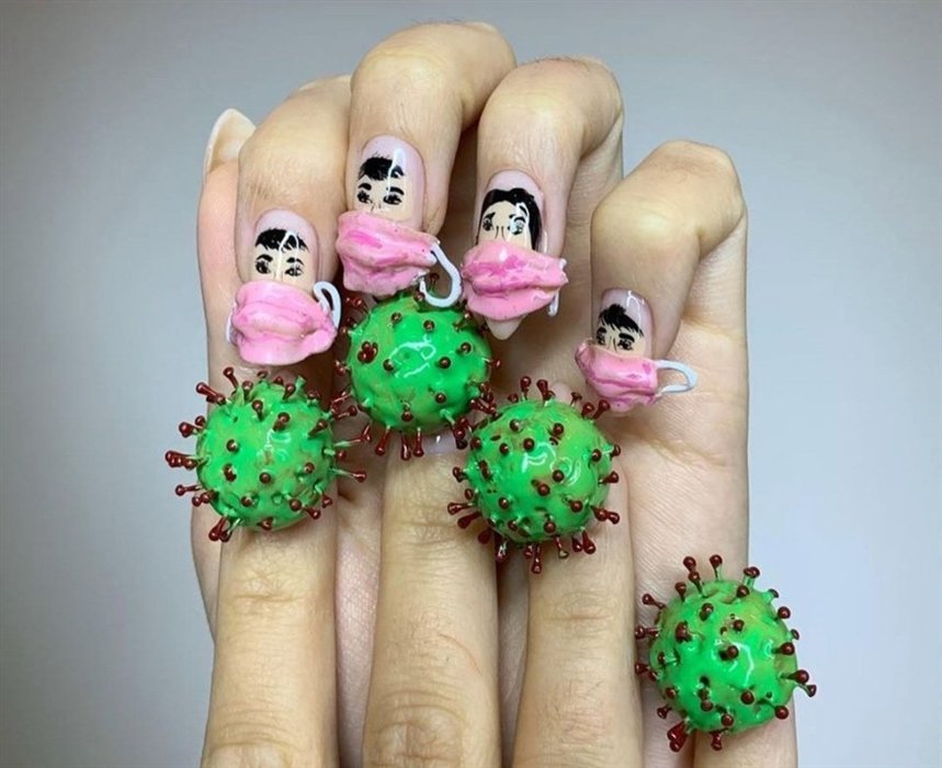 Маникюр COVID-19