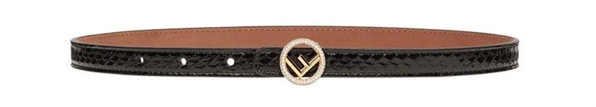 Тонкий ремень со змеиным принтом Тонкий ремень со змеиным принтом