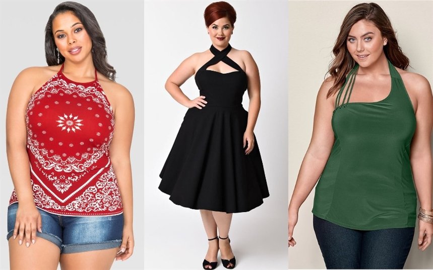 Бретельки через шею Бретельки через шею