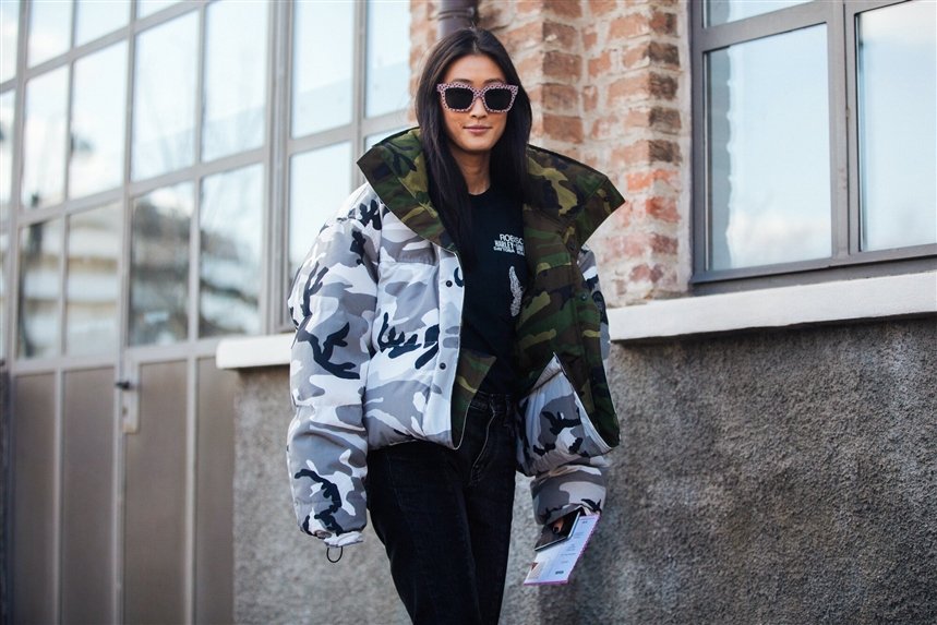 Двусторонняя куртка милитари