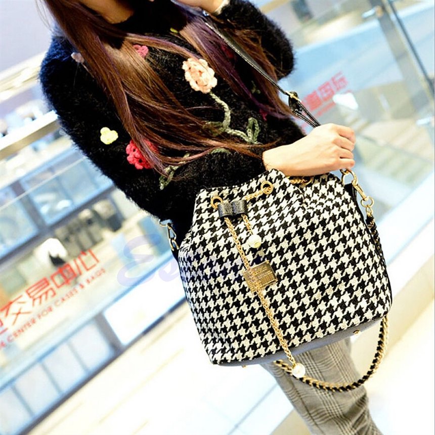 Сумка с гусиной лапкой Сумка с гусиной лапкой