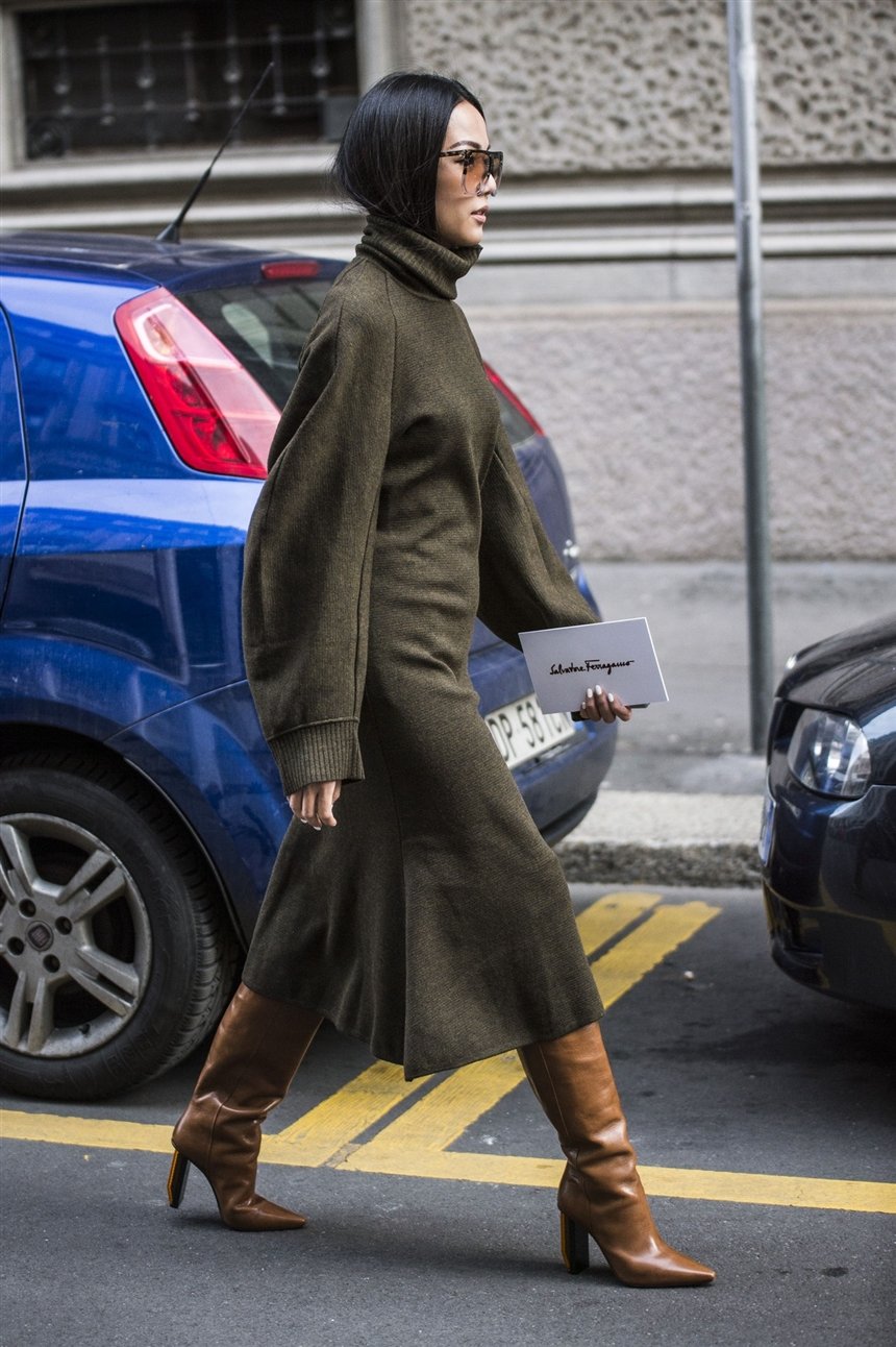 Вязаное платье Вязаное платье