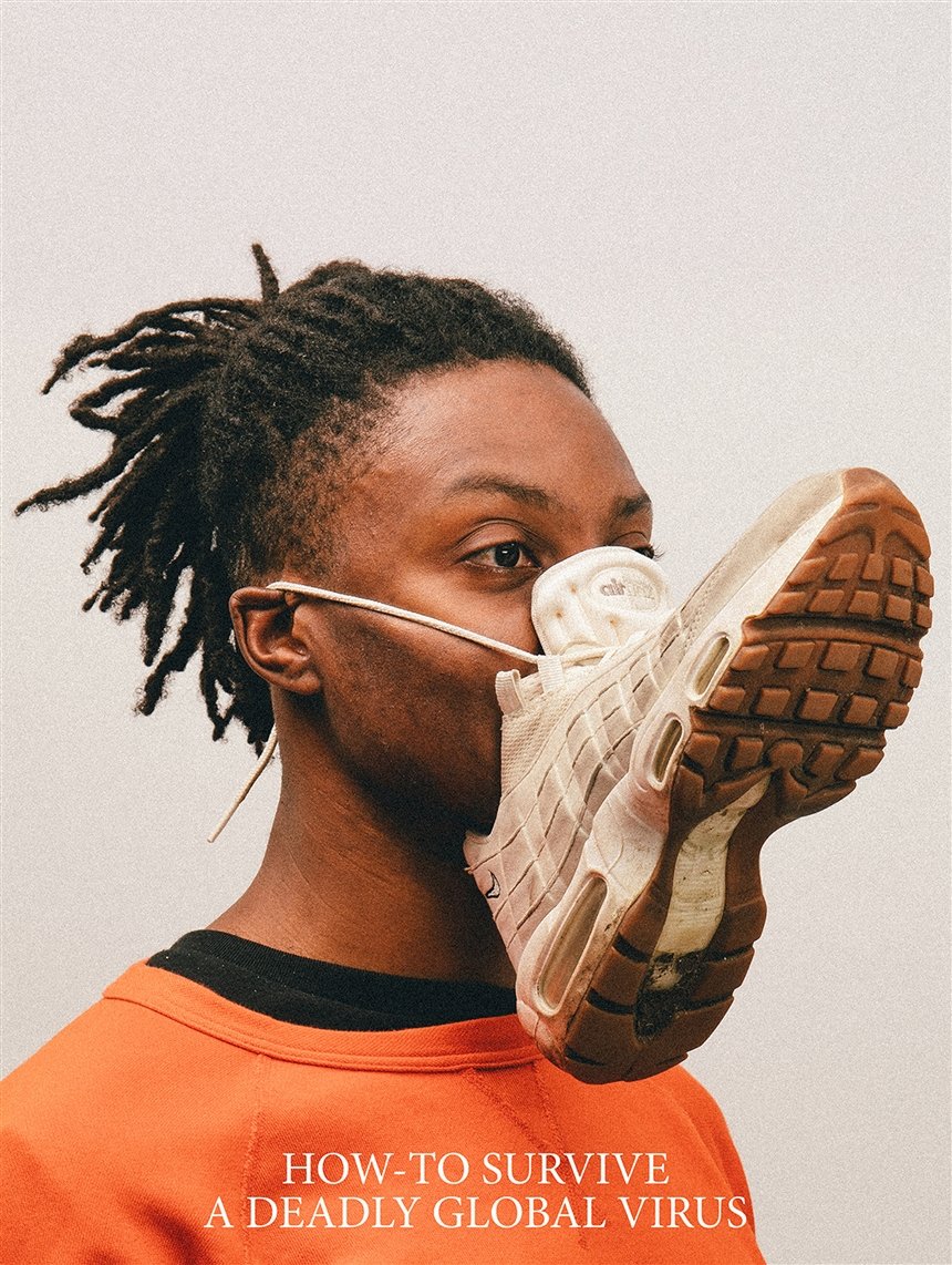 Маска из кроссовка