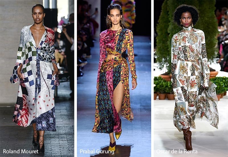 Принт в стиле заплаток