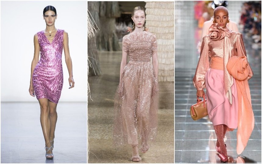 Розовый металлик