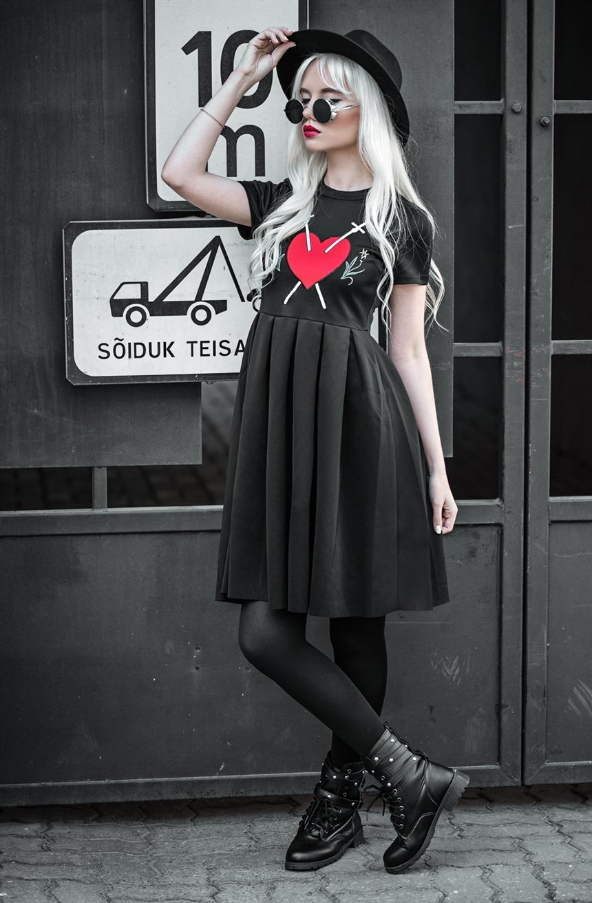 Платье с сердцем Платье с сердцем