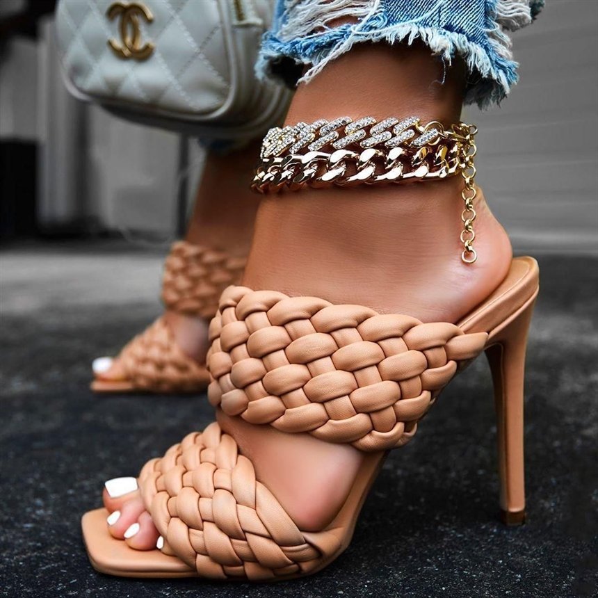 Мюли с анклетами 