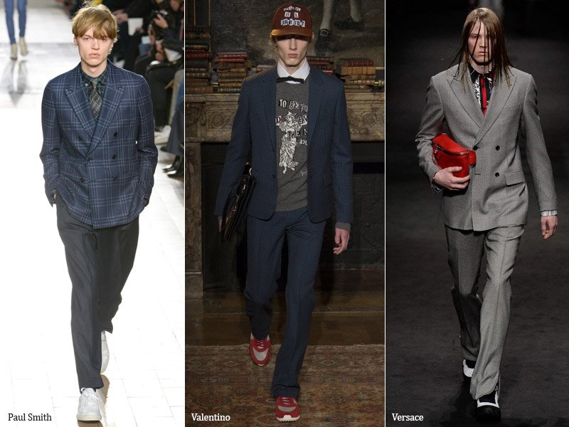 Костюм с кроссовками тренд осени 2017 