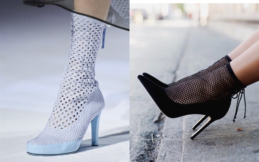 Обувь с сеточкой