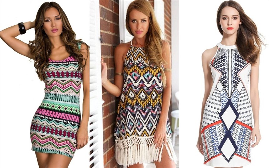 Геометрические узоры в одежде