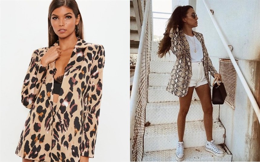 Оверсайз с животным принтом