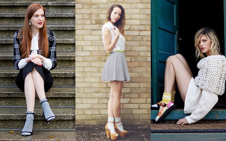 Босоножки с носками