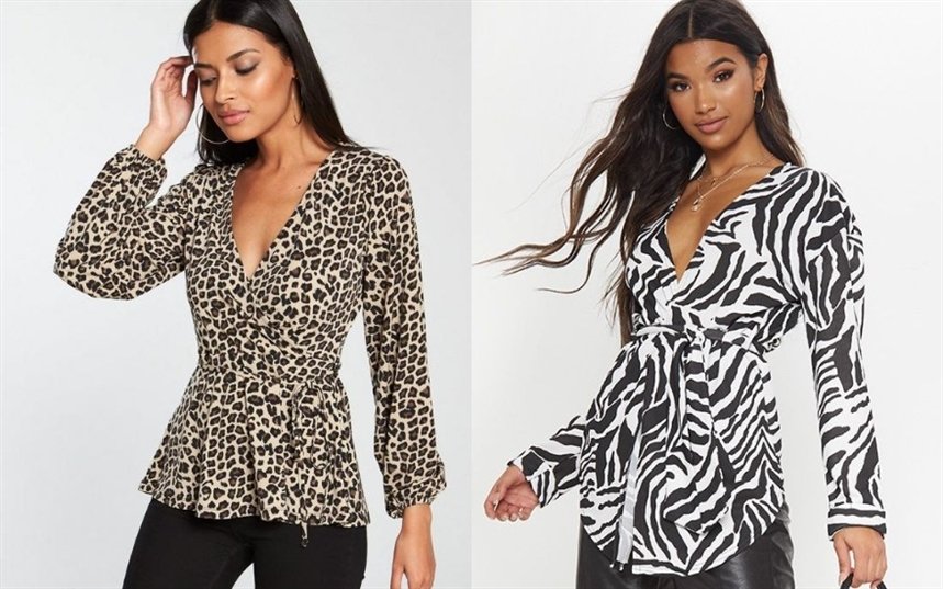 Блузы с животным принтом