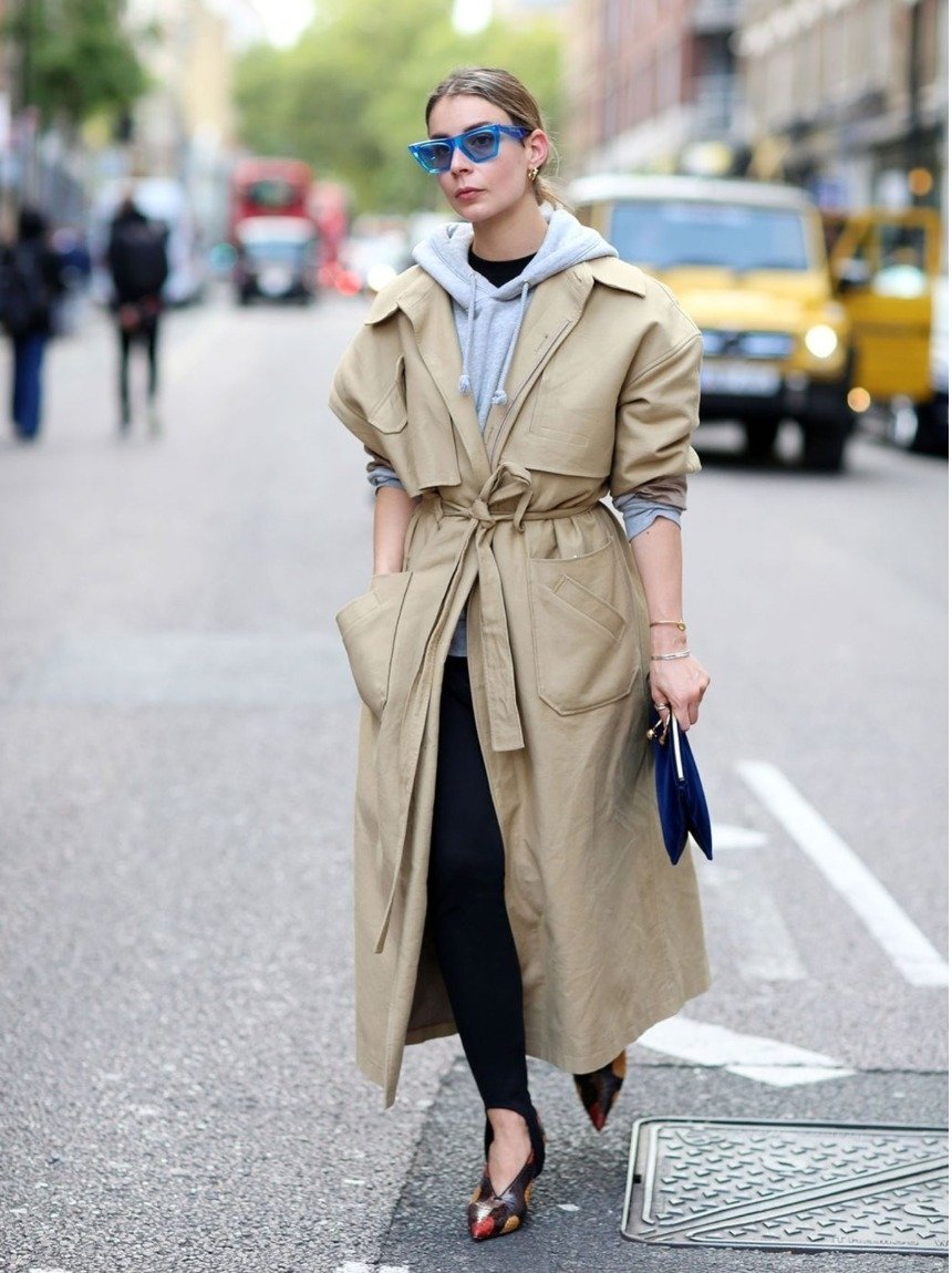 Стильный образ с тренчем 