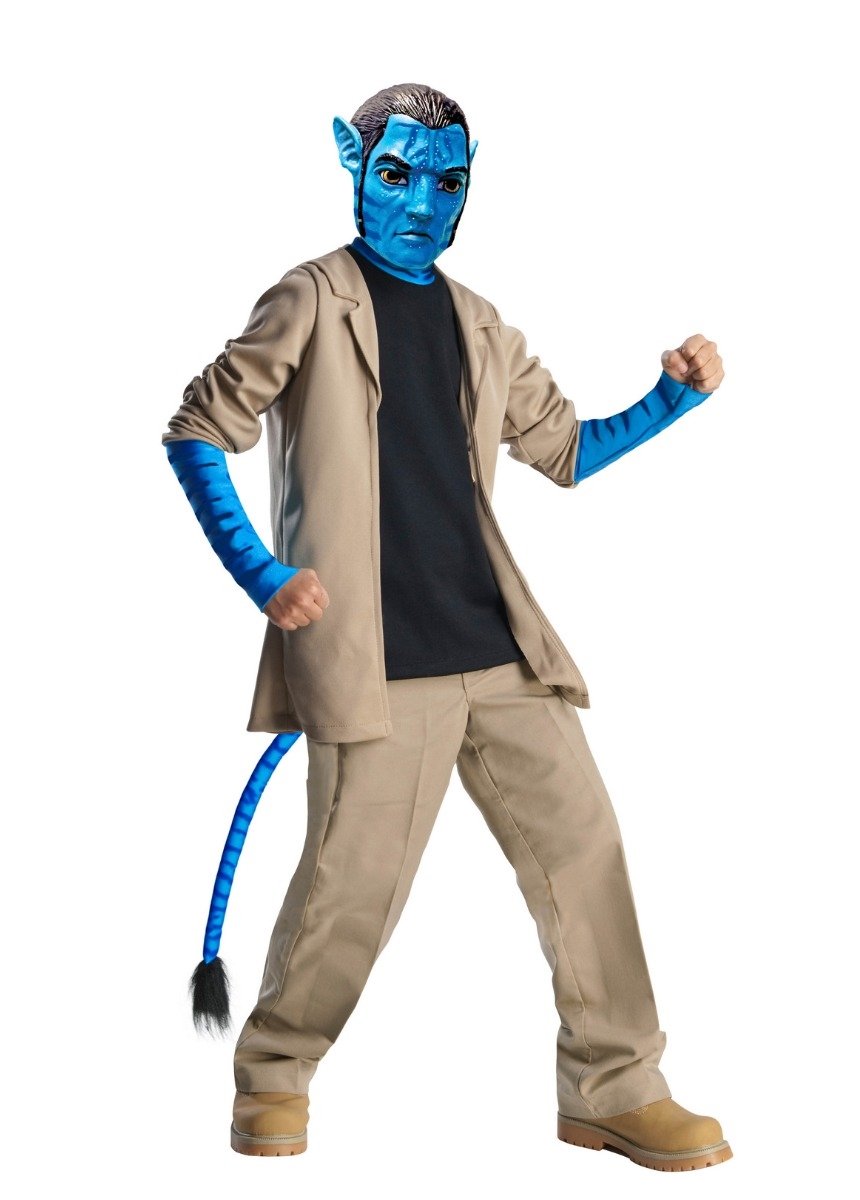 Мужчина в образе Аватара