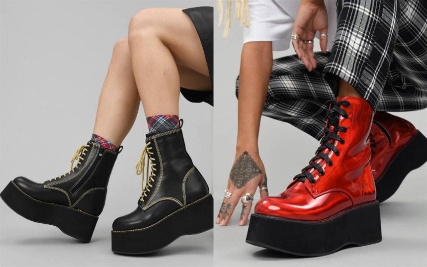 Ботинки на платформе