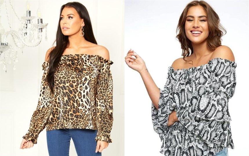 Топы с животным принтом