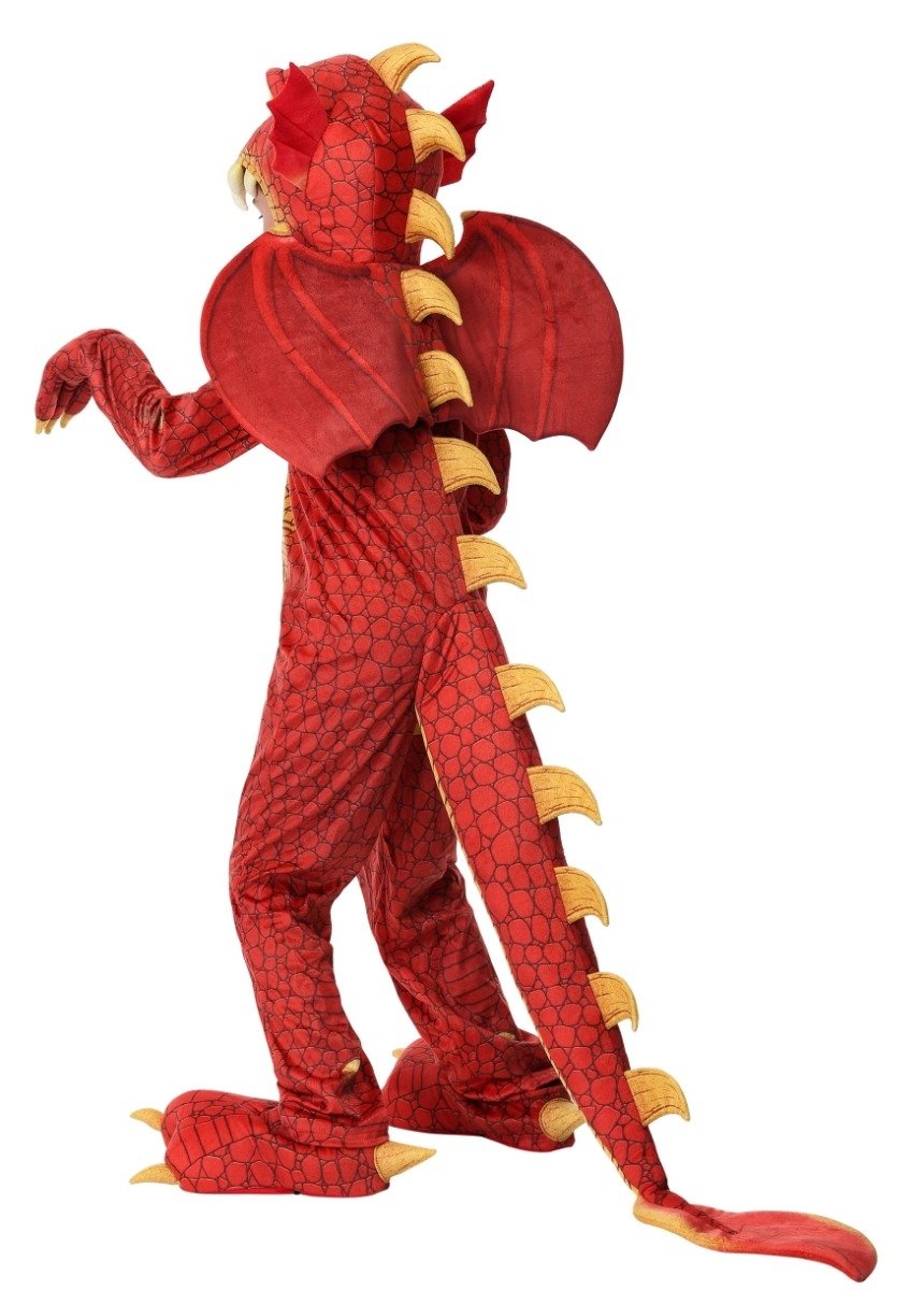 Человек в костюме дракона 