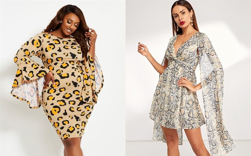 Платья с животным принтом