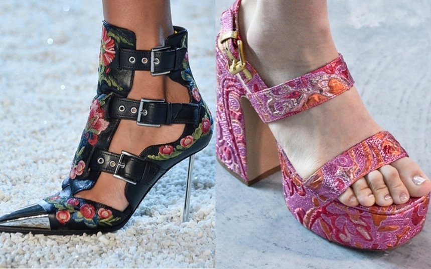 Обувь с вышивкой