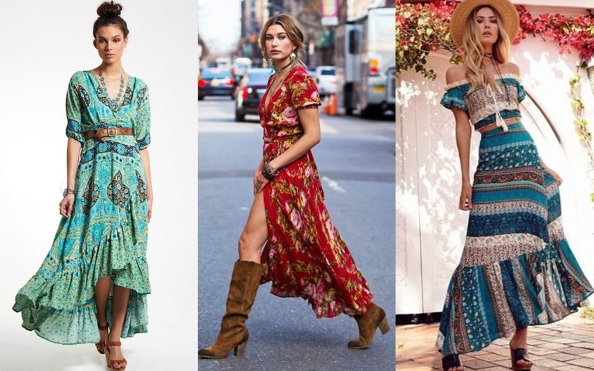 Платья-джипси