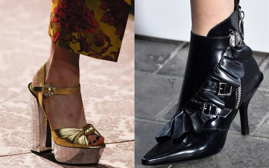 Обувь с пряжками