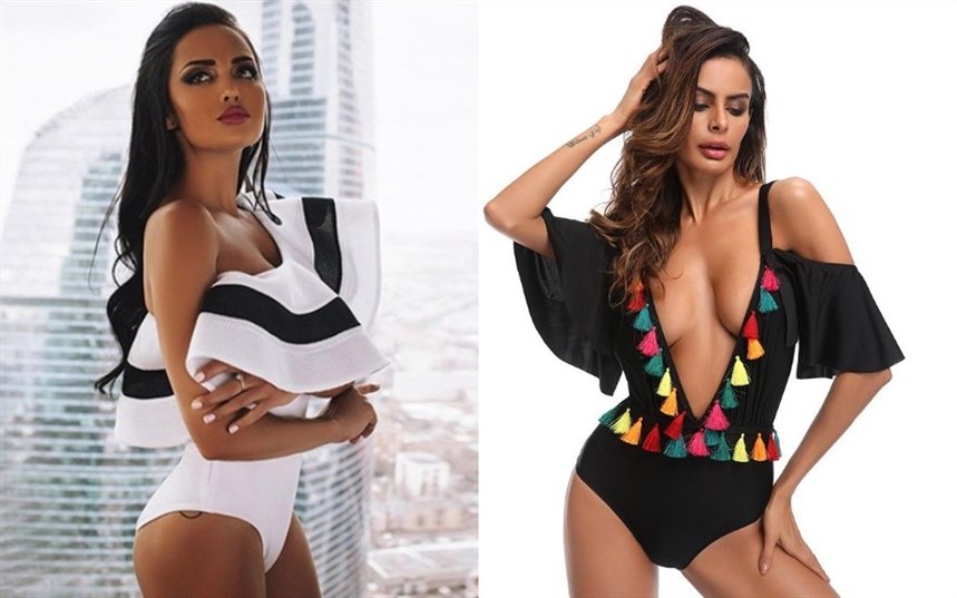 Купальники с оборками