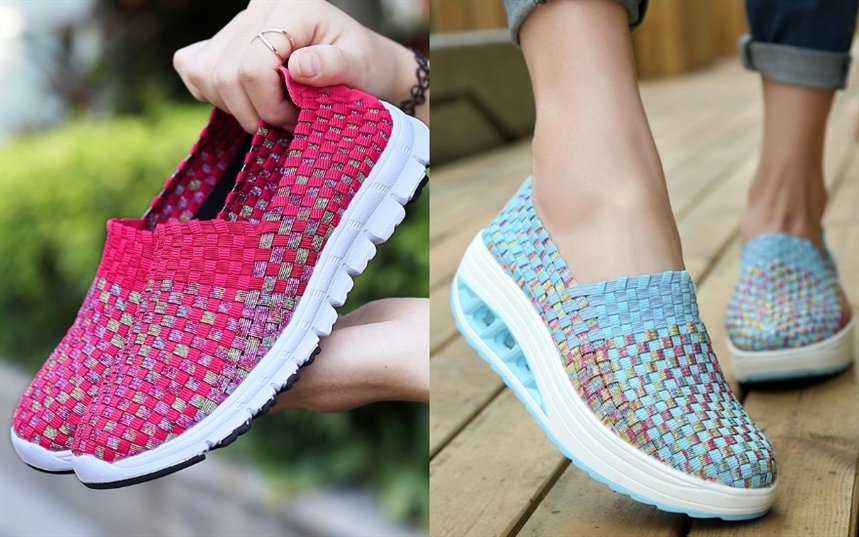 Плетенные тенниски