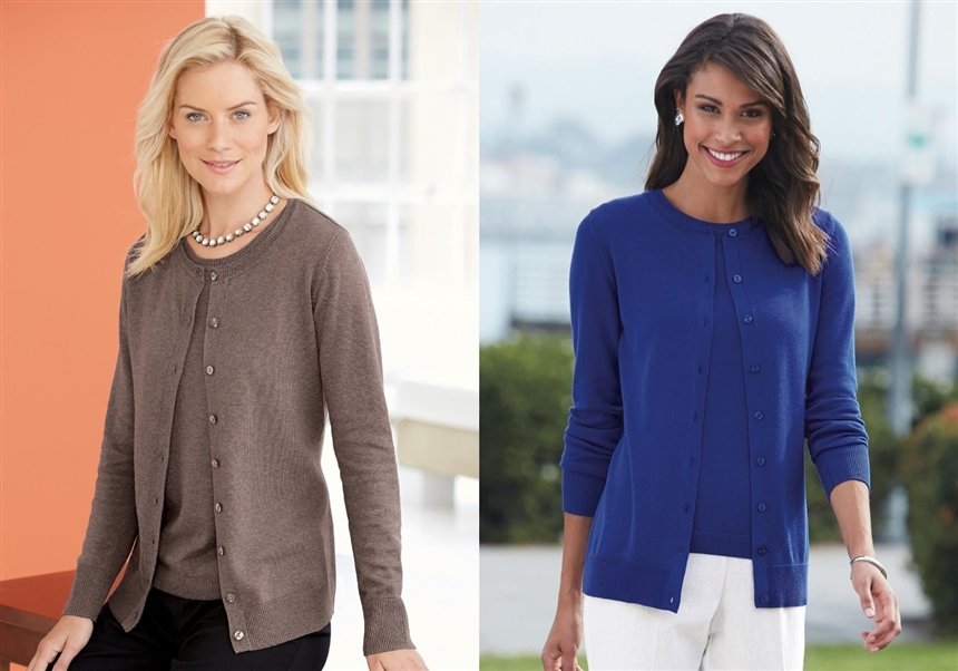 Кардиган с топом в твинсет